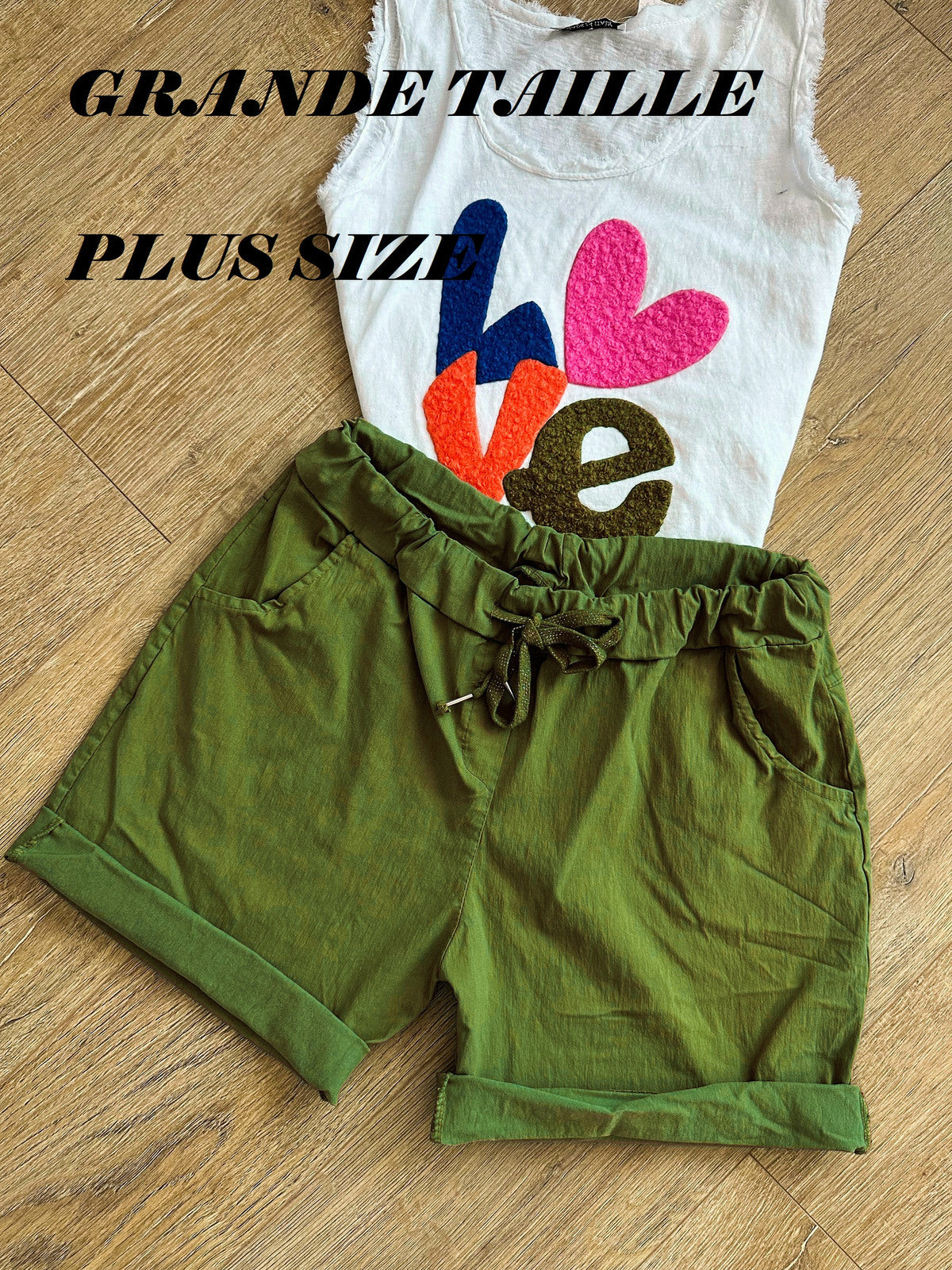 Zafa Large magic short size Green TU