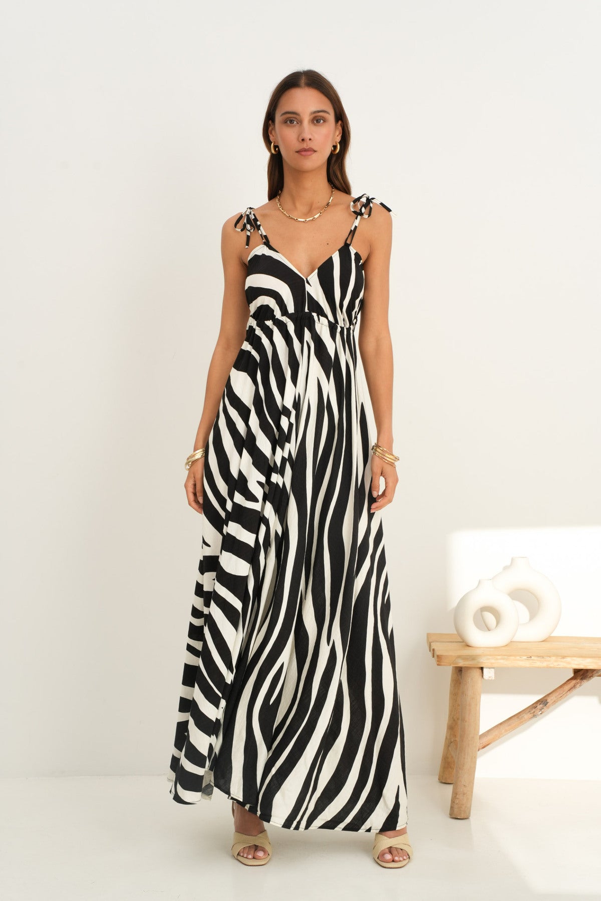 Rosa Fashion Leopard printed dress Animals S/M