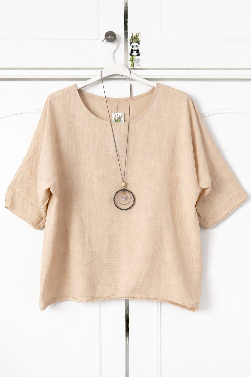 Cotton blouse with collar