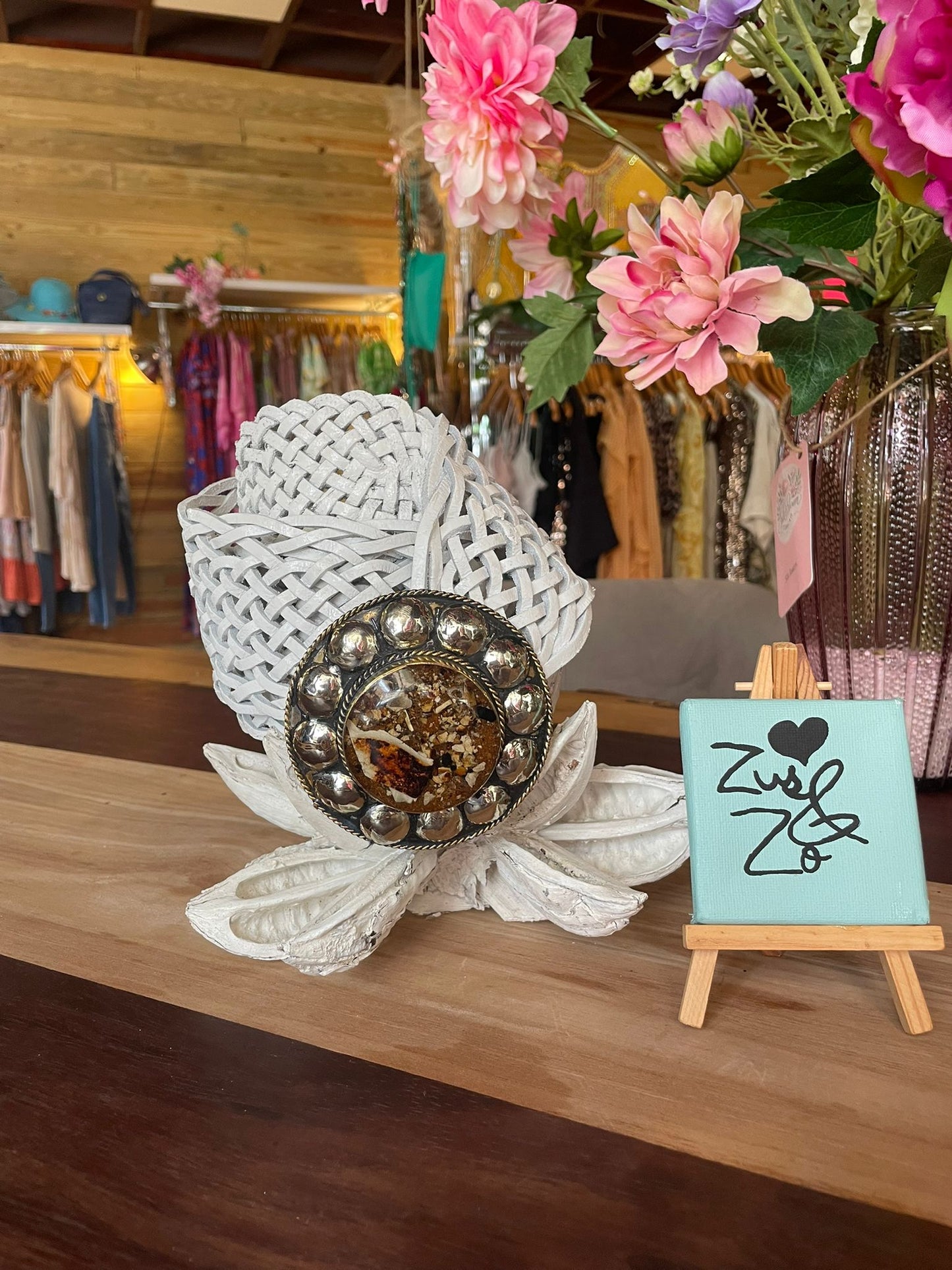 Braided Statement Belt Fuchsia