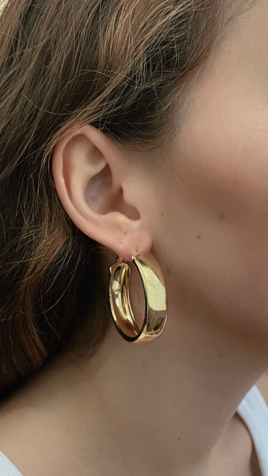 D Bijoux Rhinestone earrings Golden TU