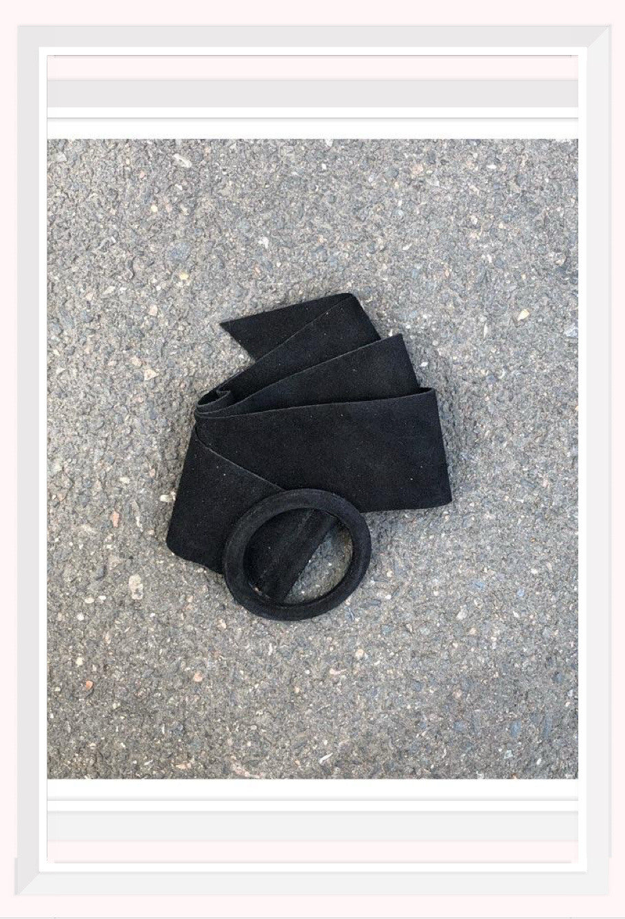 Z & Z Suede belt Black TU