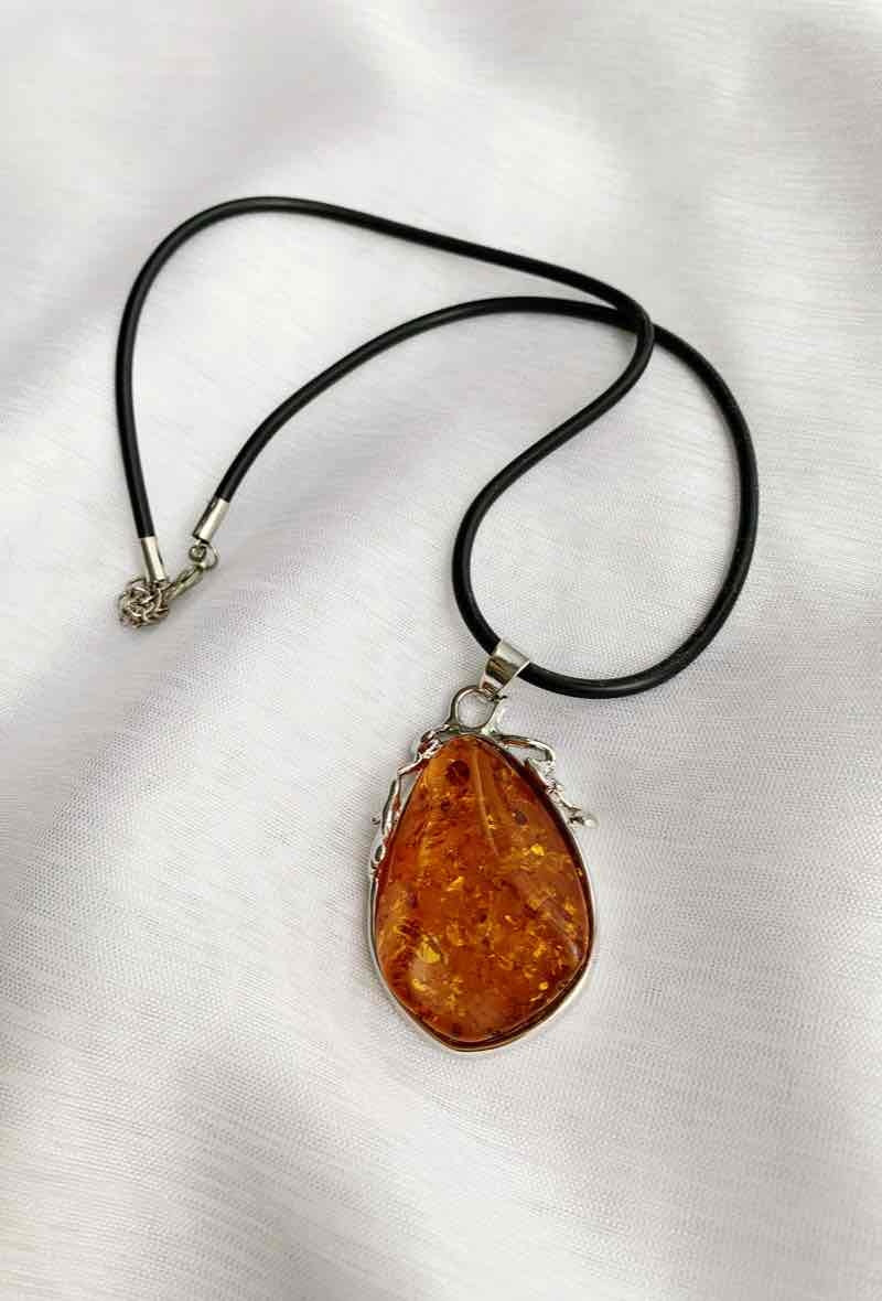 D Bijoux Necklace Orange TU