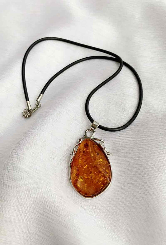 D Bijoux Necklace Orange TU