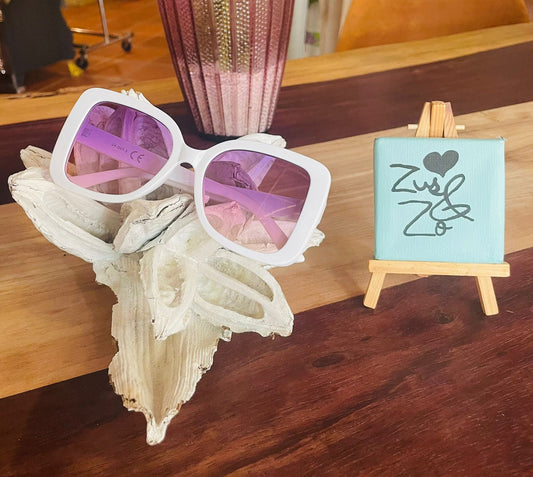 Rimless Sunglasses White