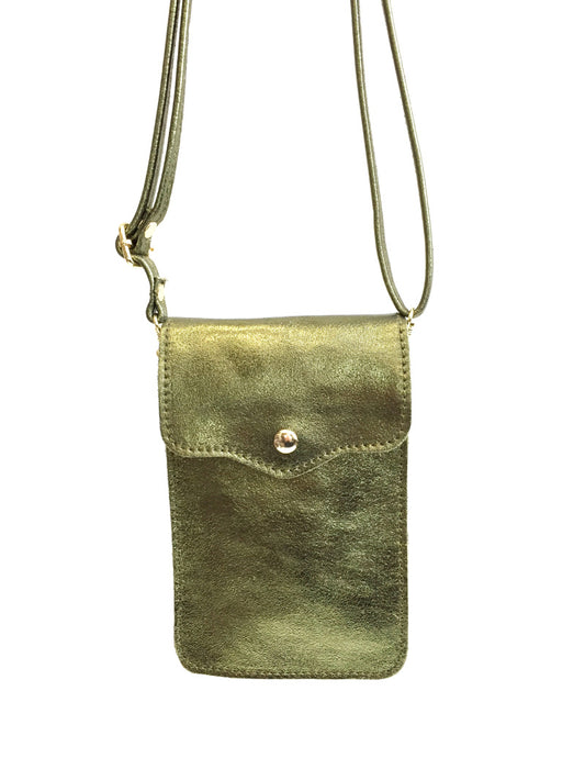 Anoushka (Sacs) Pochettes en cuir Olive TU